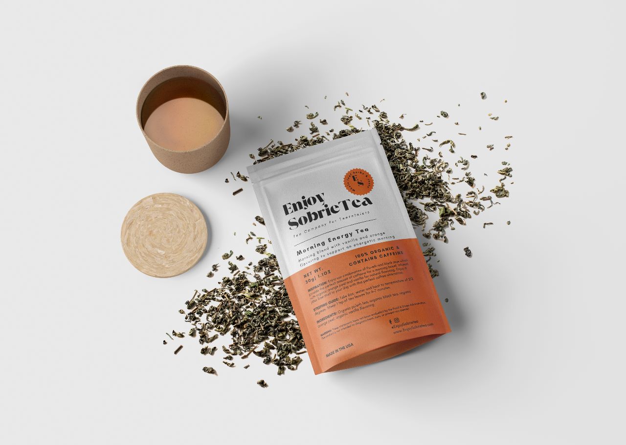 Sober & Awake Morning Tea - Black Tea and Pu'erh Tea, Contains Caffeine